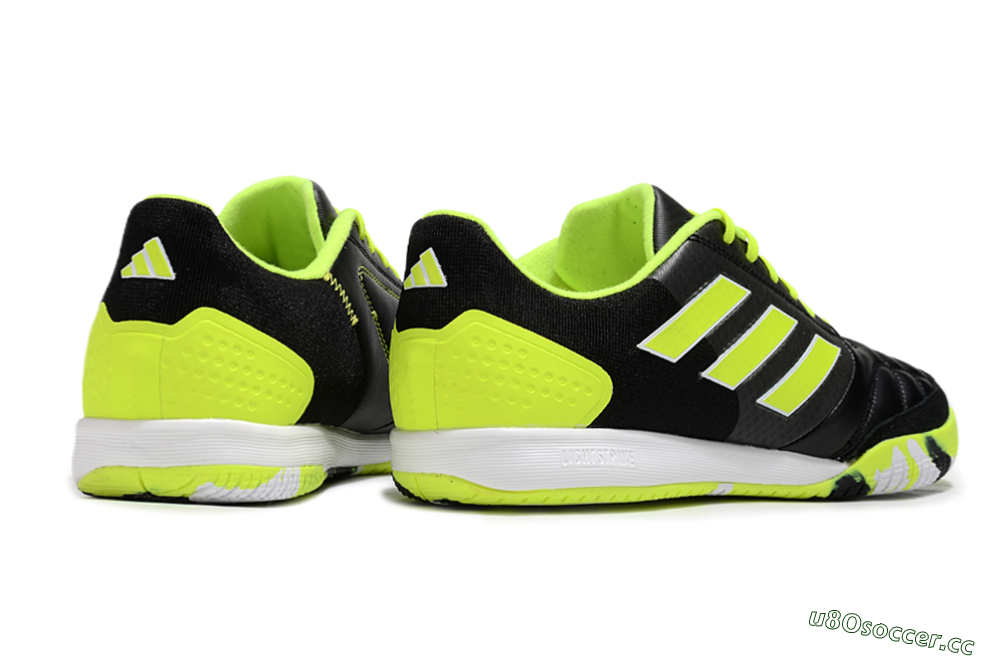 Men's Adidas Top Sala Competition IC Indoor & Futsal Low-Tops Football Shoes - Black/Yellow/White 6