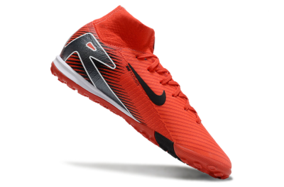 Unisex Nike Air Zoom Mercurial Superfly 10 Elite TF Artificial Turf High-Tops Football Shoes - Red/Black/White