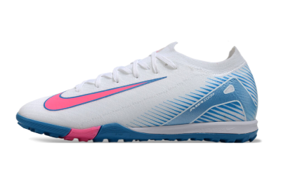 Men's Nike Air Zoom Mercurial Vapor 16 Elite TF Artificial Turf Low-Tops Football Shoes - White/Pink/Blue