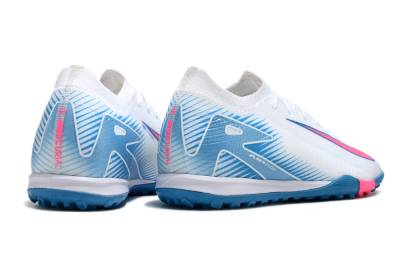 Men's Nike Air Zoom Mercurial Vapor 16 Elite TF Artificial Turf Low-Tops Football Shoes - White/Pink/Blue