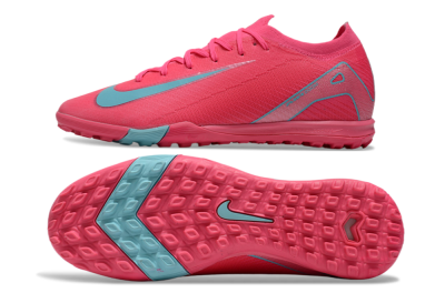 Unisex Nike Air Zoom Mercurial Vapor 16 Elite TF Artificial Turf Low-Tops Football Shoes - Pink/Jade/White