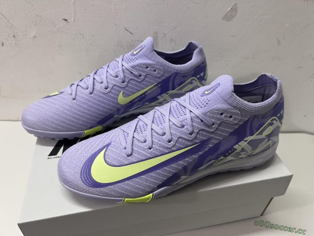Unisex Nike Air Zoom Mercurial Vapor 16 Elite TF Artificial Turf Low-Tops Football Shoes - Purple/Yellow/White