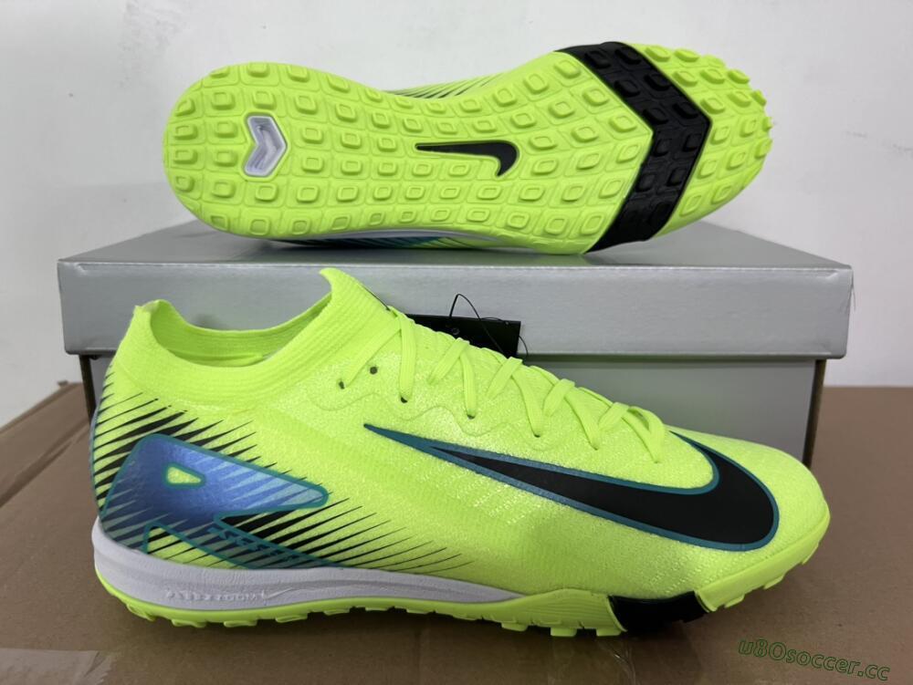 Unisex Nike Air Zoom Mercurial Vapor 16 Elite TF Artificial Turf Low-Tops Football Shoes - Yellow/Black/Blue