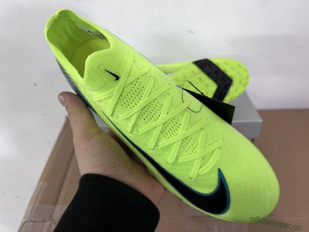 Unisex Nike Air Zoom Mercurial Vapor 16 Elite TF Artificial Turf Low-Tops Football Shoes - Yellow/Black/Blue