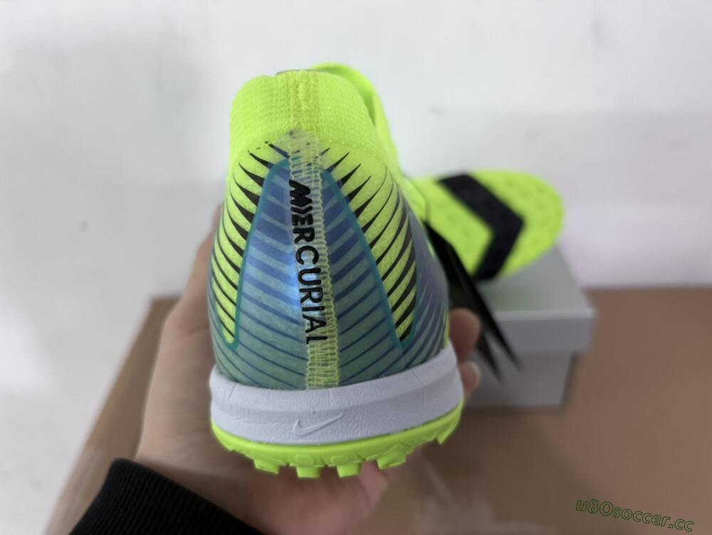 Unisex Nike Air Zoom Mercurial Vapor 16 Elite TF Artificial Turf Low-Tops Football Shoes - Yellow/Black/Blue