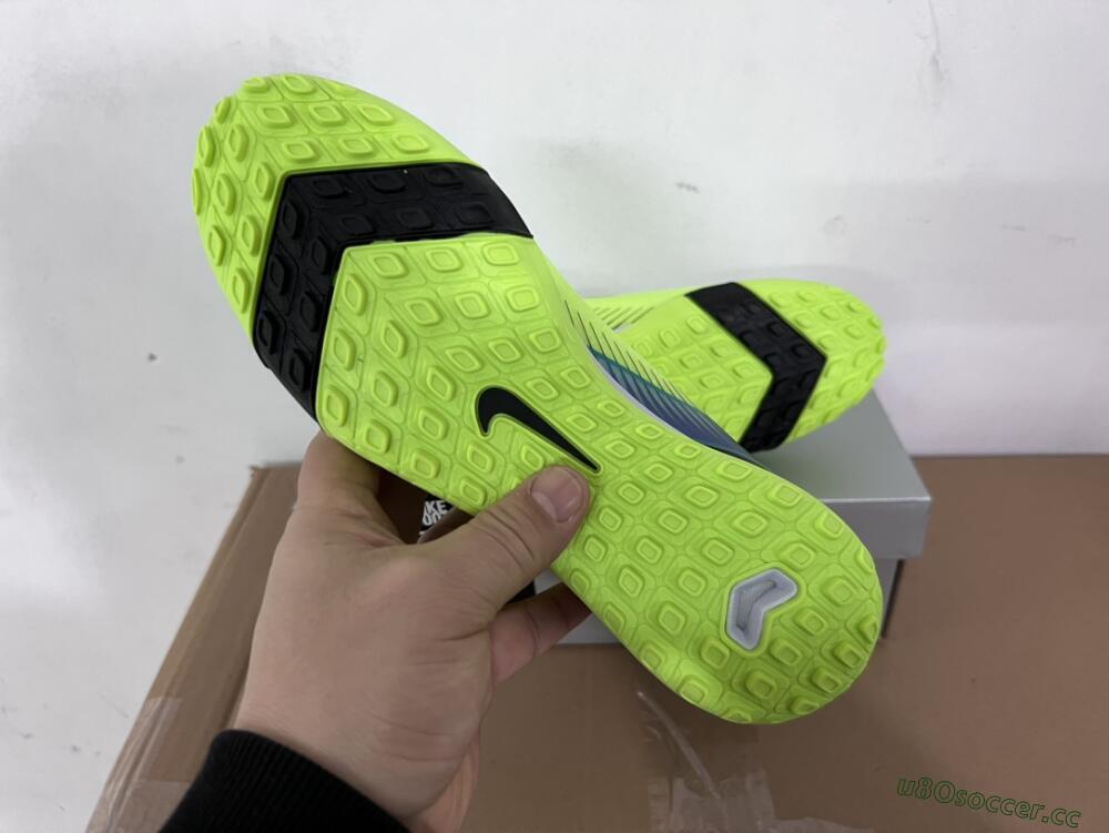 Unisex Nike Air Zoom Mercurial Vapor 16 Elite TF Artificial Turf Low-Tops Football Shoes - Yellow/Black/Blue