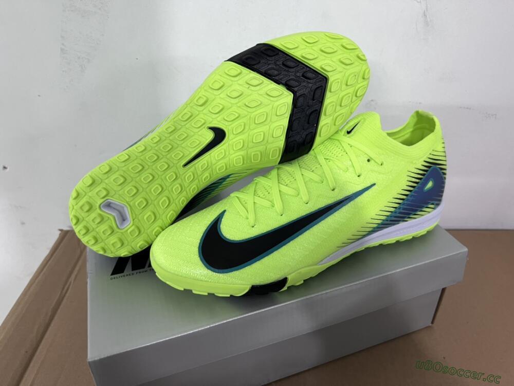 Unisex Nike Air Zoom Mercurial Vapor 16 Elite TF Artificial Turf Low-Tops Football Shoes - Yellow/Black/Blue