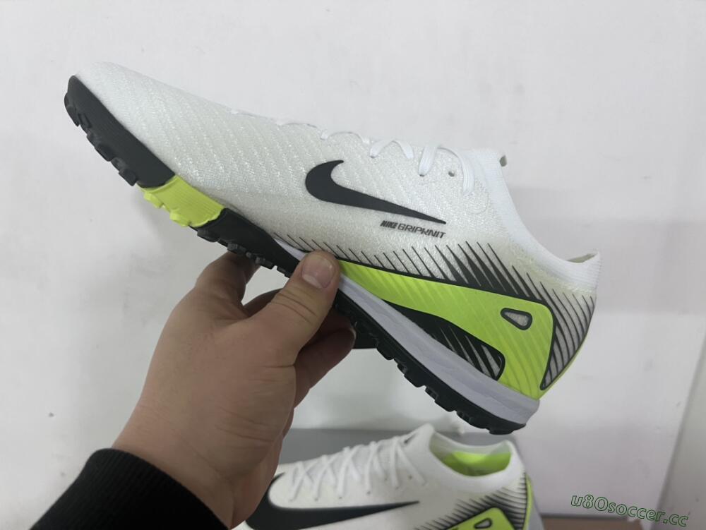 Unisex Nike Air Zoom Mercurial Vapor 16 Elite TF Artificial Turf Low-Tops Football Shoes - White/Black/Yellow