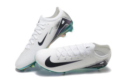 Men's Nike Air Zoom Mercurial Vapor 16 Elite FG Firm Ground Low-Tops Football Boots - White/Black/Gold