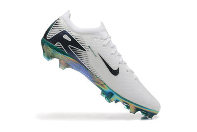 Men's Nike Air Zoom Mercurial Vapor 16 Elite FG Firm Ground Low-Tops Football Boots - White/Black/Gold