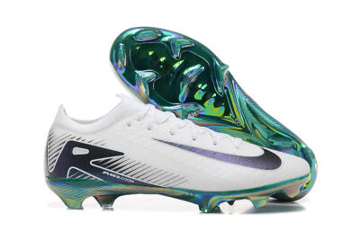 Men's Nike Air Zoom Mercurial Vapor 16 Elite FG Firm Ground Low-Tops Football Boots - White/Black/Gold