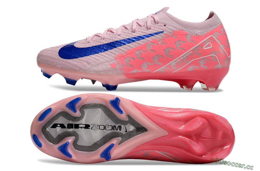 Unisex Nike Air Zoom Mercurial Superfly 16 Elite FG Firm Ground Low-Tops Football Boots - Pink/Blue/Red 1