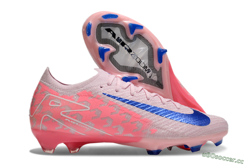 Unisex Nike Air Zoom Mercurial Superfly 16 Elite FG Firm Ground Low-Tops Football Boots - Pink/Blue/Red 2