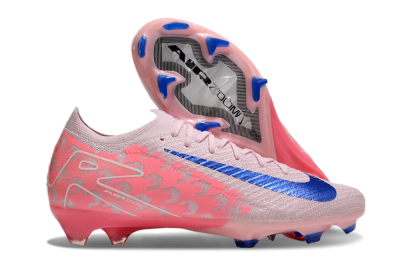 Unisex Nike Air Zoom Mercurial Superfly 16 Elite FG Firm Ground Low-Tops Football Boots - Pink/Blue/Red
