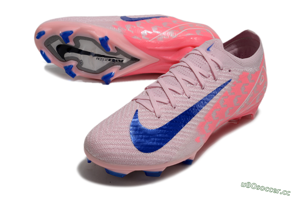 Unisex Nike Air Zoom Mercurial Superfly 16 Elite FG Firm Ground Low-Tops Football Boots - Pink/Blue/Red 3
