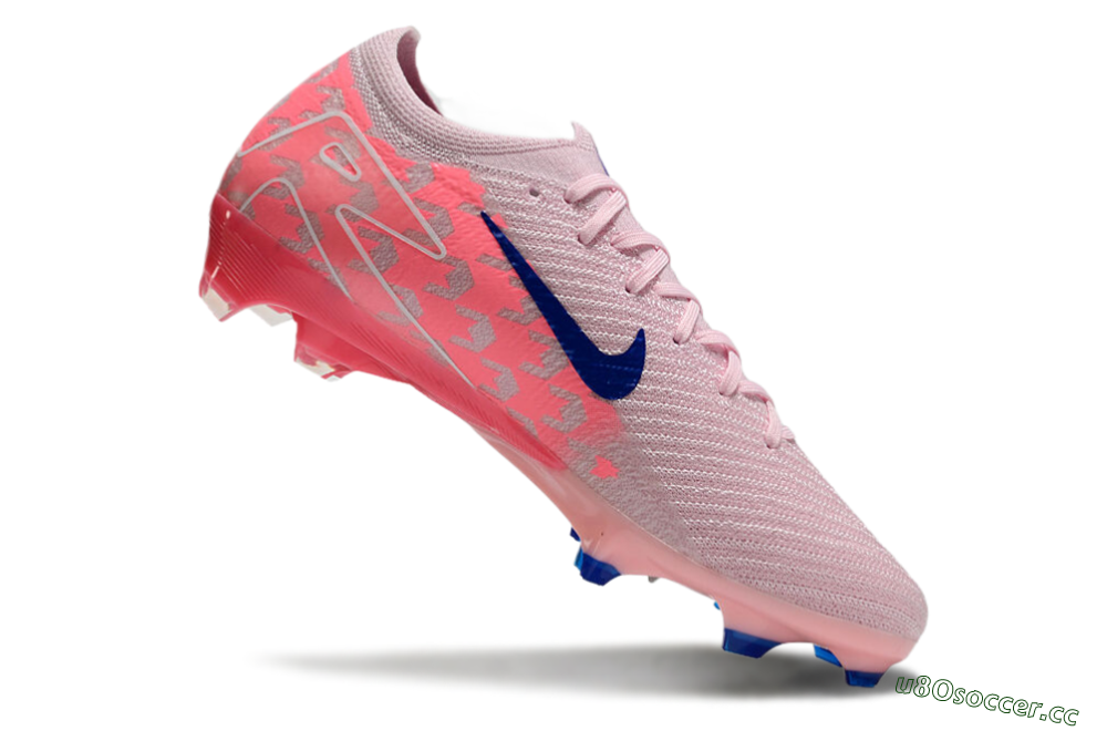 Unisex Nike Air Zoom Mercurial Superfly 16 Elite FG Firm Ground Low-Tops Football Boots - Pink/Blue/Red 4