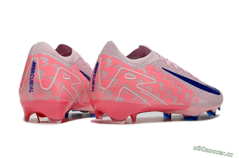 Unisex Nike Air Zoom Mercurial Superfly 16 Elite FG Firm Ground Low-Tops Football Boots - Pink/Blue/Red 6