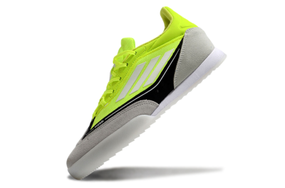 Men's Messi x Adidas F50 Elite IC Indoor & Futsal Low-Tops Football Shoes - Yellow/Grey/Black