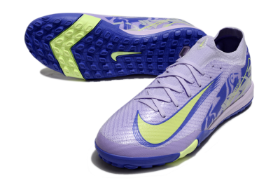 Unisex Nike Air Zoom Mercurial Vapor 16 Elite TF Artificial Turf Low-Tops Football Shoes - Purple/Yellow/Blue