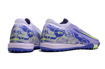 Unisex Nike Air Zoom Mercurial Vapor 16 Elite TF Artificial Turf Low-Tops Football Shoes - Purple/Yellow/Blue