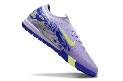 Unisex Nike Air Zoom Mercurial Vapor 16 Elite TF Artificial Turf Low-Tops Football Shoes - Purple/Yellow/Blue