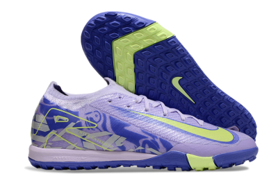 Unisex Nike Air Zoom Mercurial Vapor 16 Elite TF Artificial Turf Low-Tops Football Shoes - Purple/Yellow/Blue