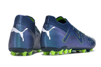 Unisex Puma Future Ultimate MG Multi Ground Low-Tops Football Boots - Blue/Yellow/White