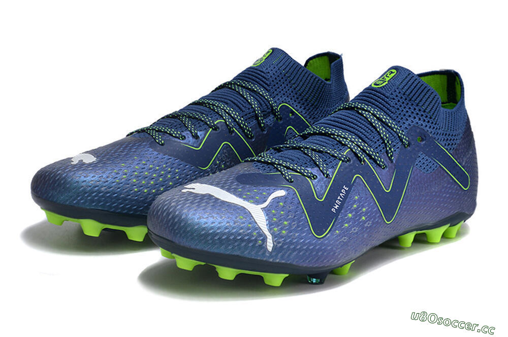 Unisex Puma Future Ultimate MG Multi Ground Low-Tops Football Boots - Blue/Yellow/White 5