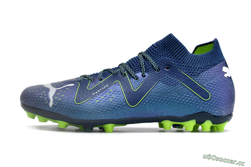 Unisex Puma Future Ultimate MG Multi Ground Low-Tops Football Boots - Blue/Yellow/White 0
