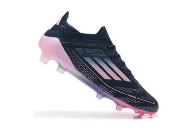 Men's Adidas F50 Elite FG Firm Ground Low-Tops Football Boots - Blue/Pink