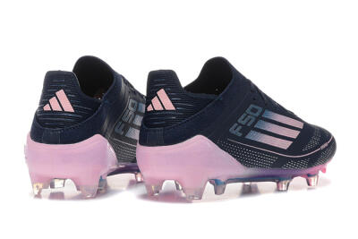 Men's Adidas F50 Elite FG Firm Ground Low-Tops Football Boots - Blue/Pink