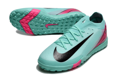 Men's Nike Air Zoom Mercurial Vapor 16 Elite TF Artificial Turf Low-Tops Football Shoes - Jade/Black/Red