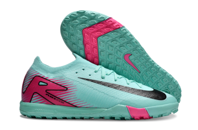 Men's Nike Air Zoom Mercurial Vapor 16 Elite TF Artificial Turf Low-Tops Football Shoes - Jade/Black/Red