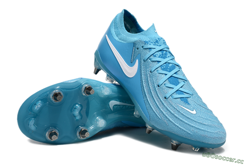 Men's Nike Phantom Luna Elite SG Soft Ground Low-Tops Football Boots - Blue/White 3
