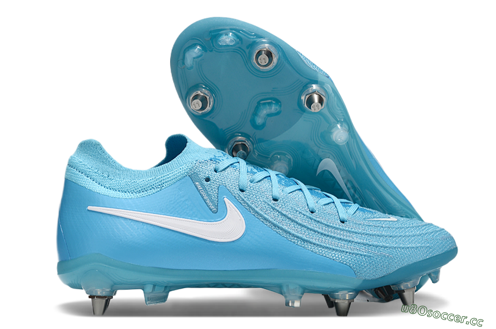 Men's Nike Phantom Luna Elite SG Soft Ground Low-Tops Football Boots - Blue/White 2