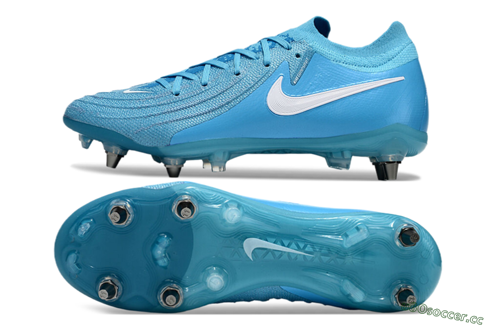 Men's Nike Phantom Luna Elite SG Soft Ground Low-Tops Football Boots - Blue/White 1