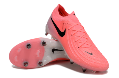 Men's Nike Phantom Luna Elite SG Soft Ground Low-Tops Football Boots - Pink/Black/White