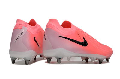 Men's Nike Phantom Luna Elite SG Soft Ground Low-Tops Football Boots - Pink/Black/White