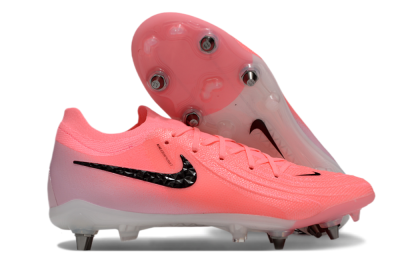 Men's Nike Phantom Luna Elite SG Soft Ground Low-Tops Football Boots - Pink/Black/White