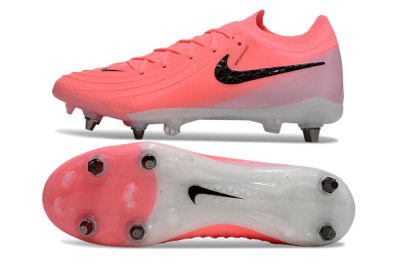 Men's Nike Phantom Luna Elite SG Soft Ground Low-Tops Football Boots - Pink/Black/White