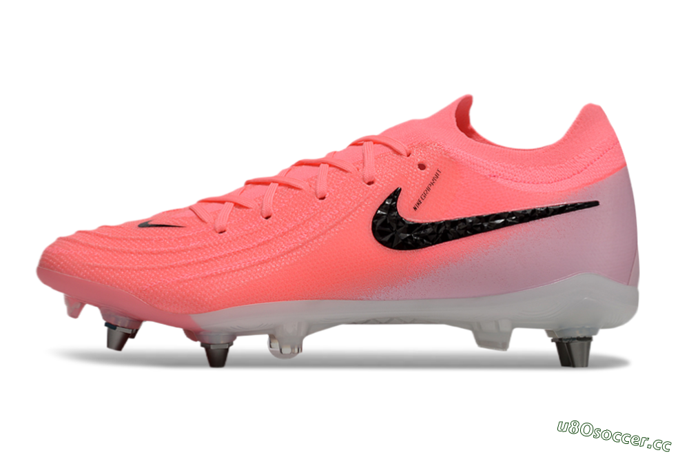 Men's Nike Phantom Luna Elite SG Soft Ground Low-Tops Football Boots - Pink/Black/White 0