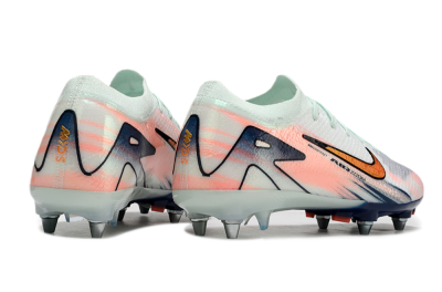 Men's Nike Air Zoom Mercurial Vapor 16 Elite SG Soft Ground Low-Tops Football Boots - Jade/Gold/Blue