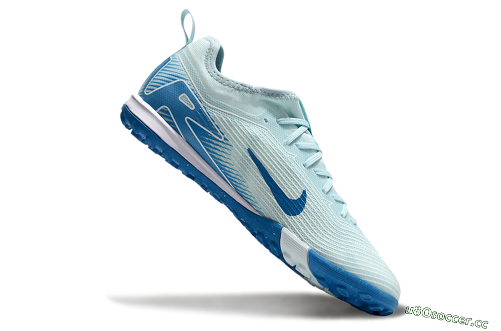 Unisex Nike Air Zoom Mercurial Vapor 16 Elite TF Artificial Turf Low-Tops Football Shoes - Jade/Blue/White 4