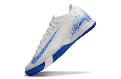 Men's Nike Air Zoom Mercurial Vapor 16 Elite IC Indoor & Futsal Low-Tops Football Shoes - Beige/Blue/White