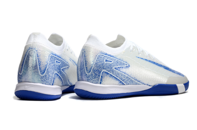 Men's Nike Air Zoom Mercurial Vapor 16 Elite IC Indoor & Futsal Low-Tops Football Shoes - Beige/Blue/White