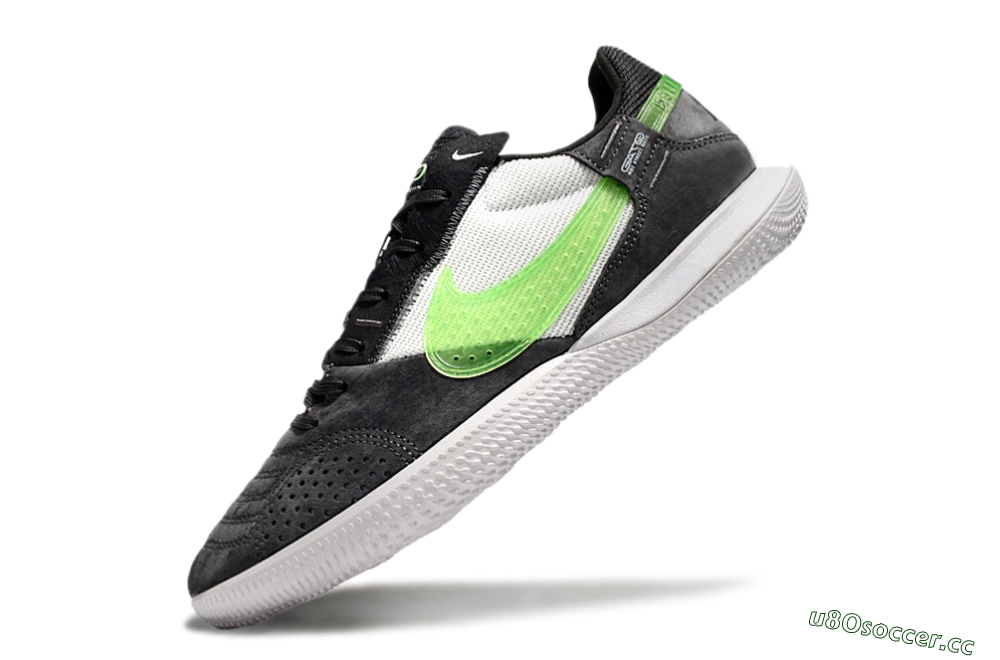 Men's Nike Street Gato IC Indoor & Futsal Low-Tops Football Shoes - Grey/Yellow/White 5