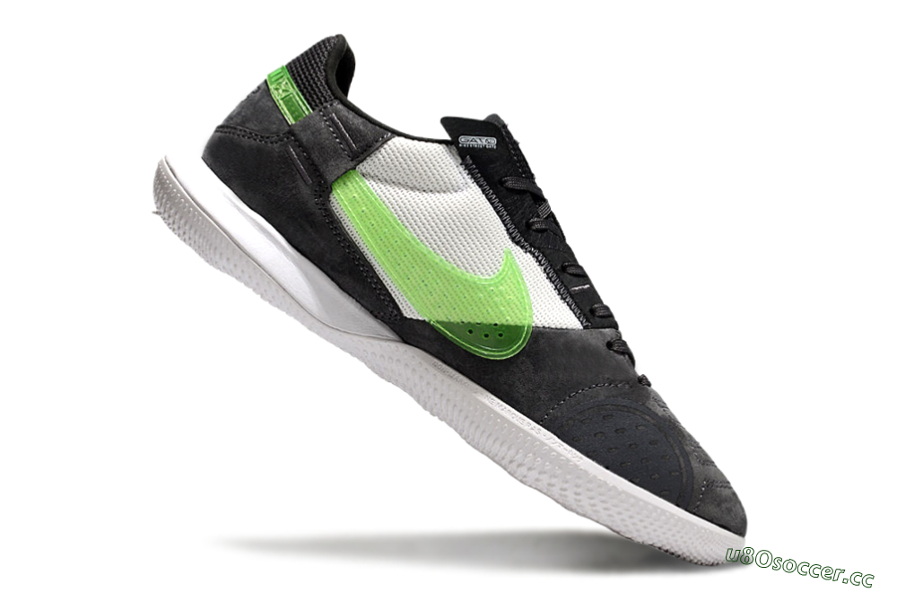 Men's Nike Street Gato IC Indoor & Futsal Low-Tops Football Shoes - Grey/Yellow/White 4
