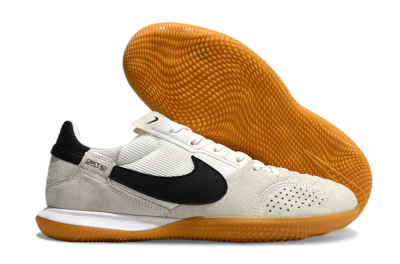 Men's Nike Street Gato IC Indoor & Futsal Low-Tops Football Shoes - Grey/Black/White