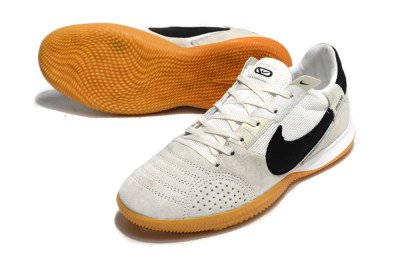 Men's Nike Street Gato IC Indoor & Futsal Low-Tops Football Shoes - Grey/Black/White