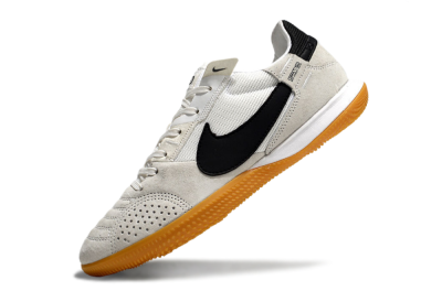 Men's Nike Street Gato IC Indoor & Futsal Low-Tops Football Shoes - Grey/Black/White